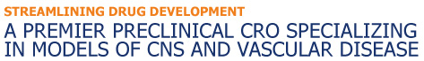 A Premier Preclinical CRO Specializing in Models of CNS and Vascular Disease